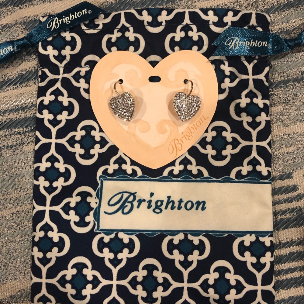 NWT Brighton Lustrous Heart Earrings